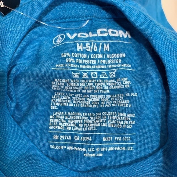 Volcom Boys Short Sleeve T-Shirt Size 5/6 M - Picture 3 of 5